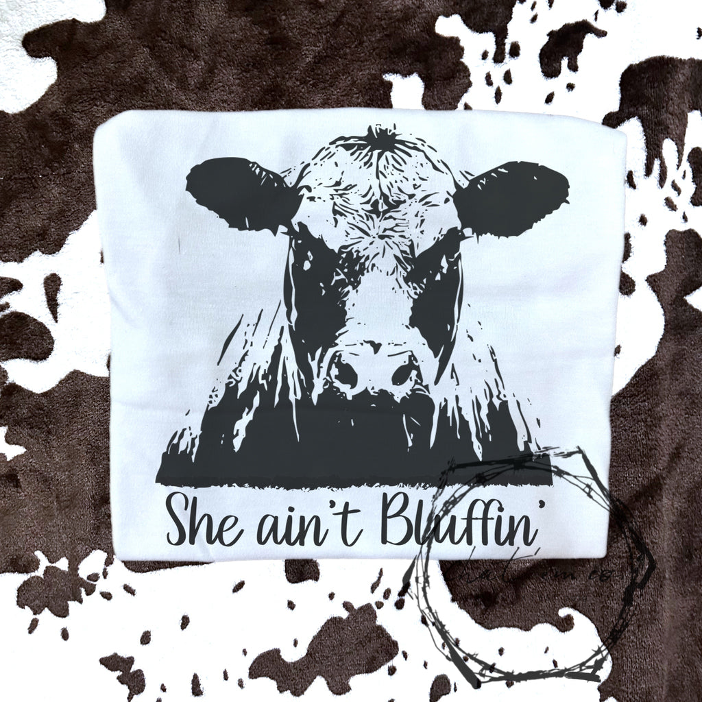 She ain’t bluffin 🖤