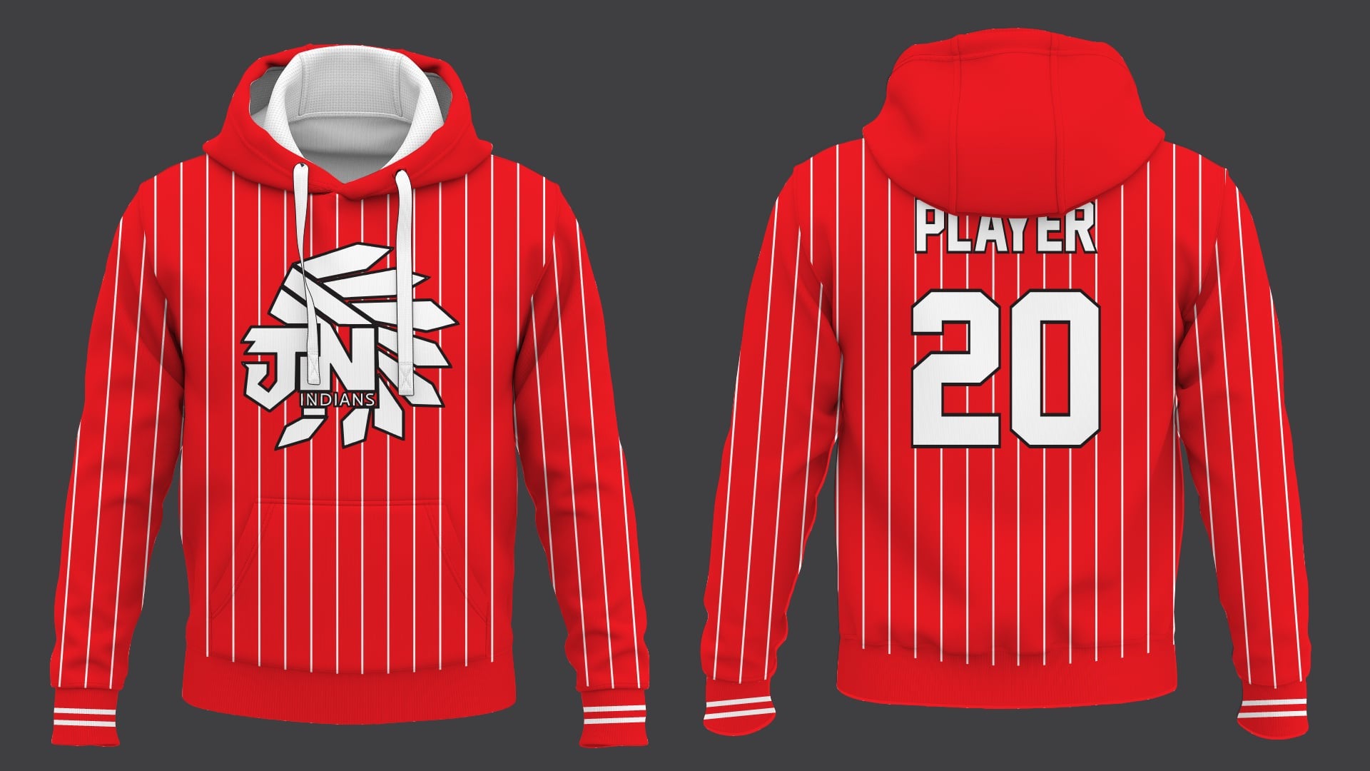 JN Indians Team Jersey Red