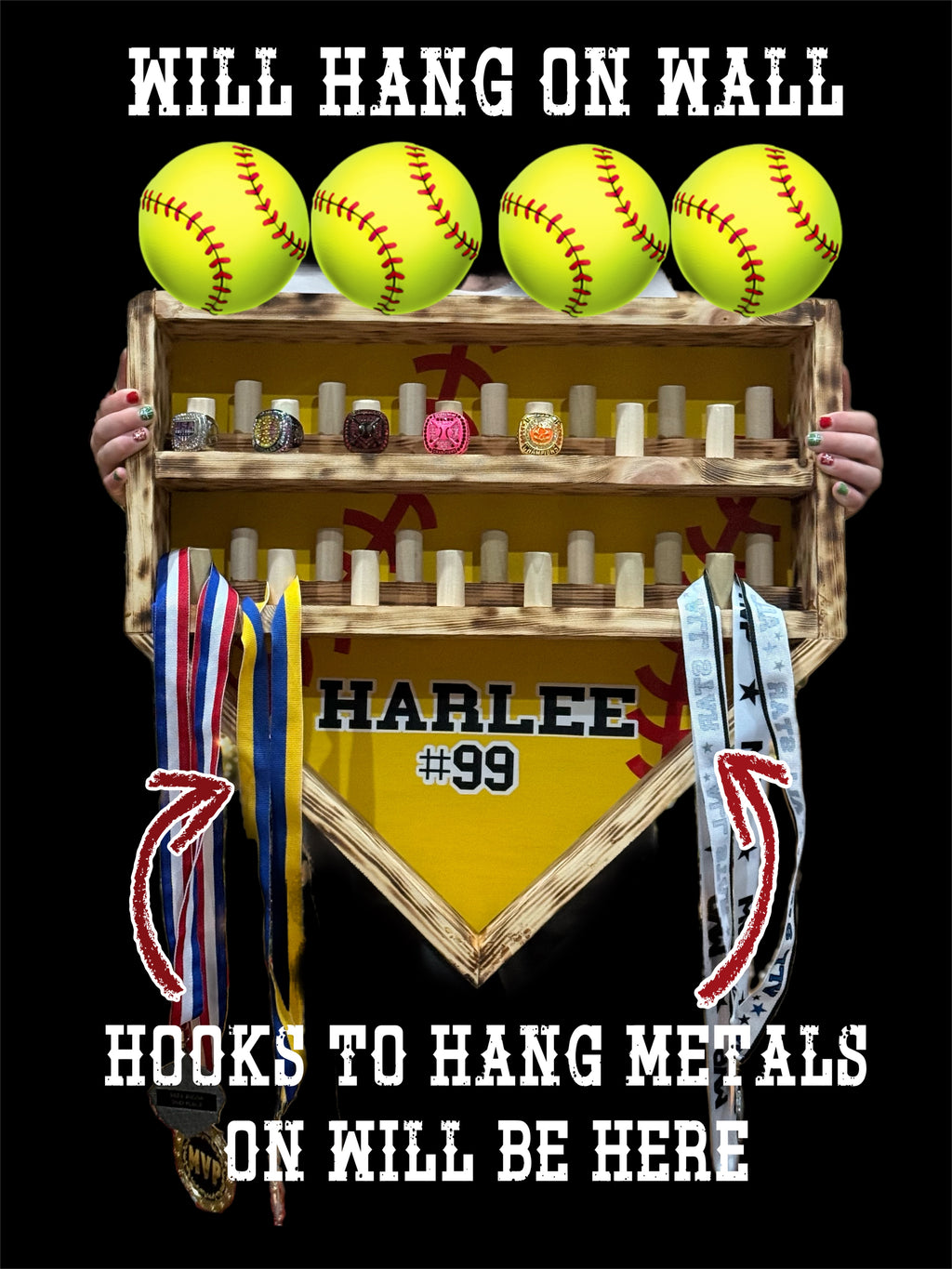 Ring and Medal 🥎 Holder