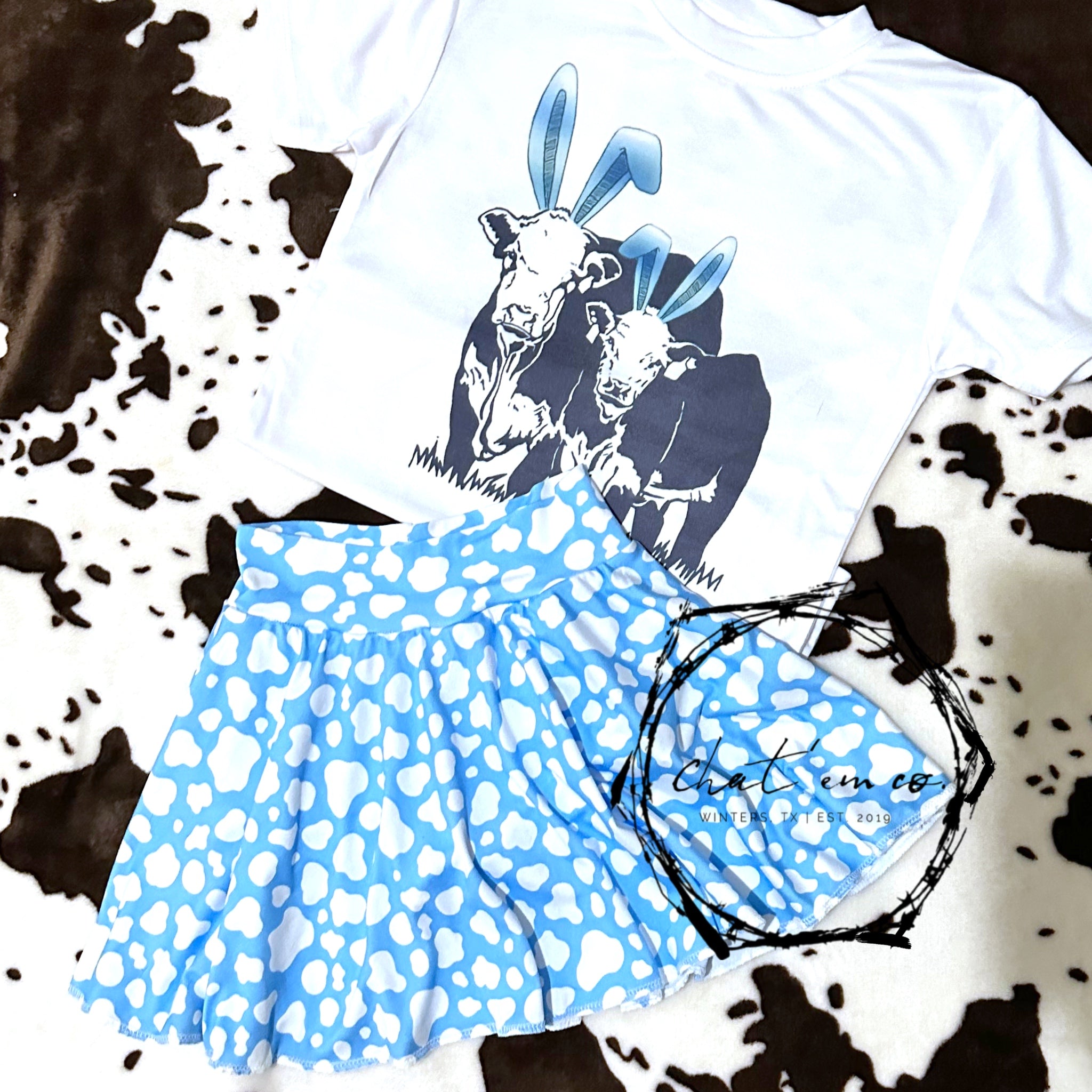 Blue Cow Bunny 💙